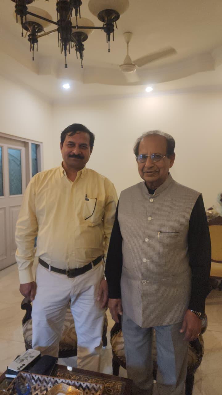 Courtesy interaction between A S Group Founder and Former Governor of Assam, Shri Jagdish Mukhi